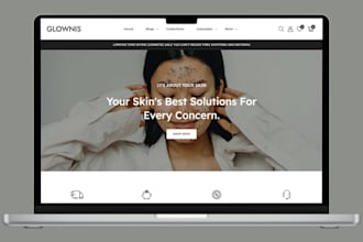design skincare shopify store skincare, beauty store skincare ecommerce website