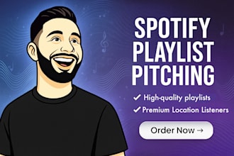 pitch your spotify to top playlists and run targeted ads