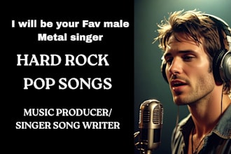 be your fav male metal singer, hard rock song, male pop singer metal song