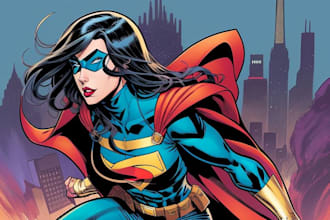 draw marvel or dc characters in the style of comics