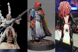 do 3d print and paint for miniatures, warhammer 40k, figuring , action