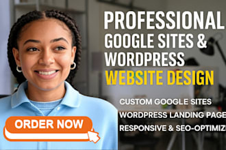 design wordpress landing page, wordpress website development with elementor pro