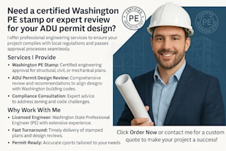 washington pe stamp, adu permit, drainage, foundation, stormwater
