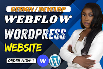 design or develop webflow website, figma webflow expert and design webflow web