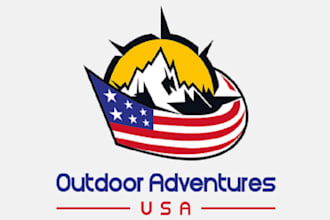 design high quality outdoor adventures business logo