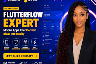 do flutterflow mobile app development, app creation for ios and android flutter