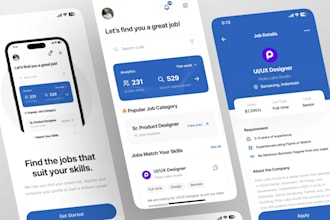 build job board app, job portal app, staff app, recruitment,