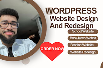 design wordpress school website, driving school, wordpress website