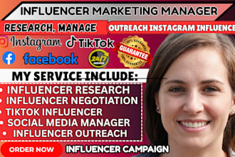 do research manage instagram influencer social media outreach marketing campaign