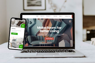 design a furniture website woodwork interior millwork carpentry handyman website