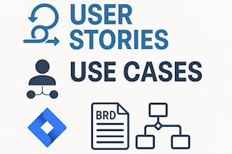 create business analysis documents including user stories