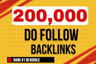 provide 200k SEO blog comment backlinks to rank your website