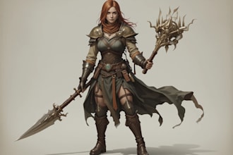 design dnd character art and dnd character art