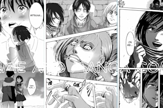 draw nsfw anime manga comic pages, manga art manga page storyboard artist