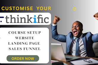 be your thinkific expert build thinkific website and thinkific online course