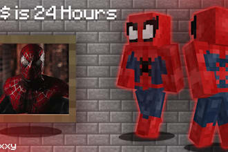 crearé una skin personalizada de minecraft con ropa, camisetas o accesorios
