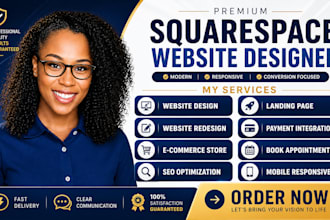 squarespace website design squarespace website redesign squarespace landing page