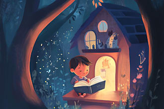 illustrate children book illustration