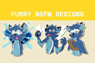 create custom furry nsfw nft illustrations that sizzle and sell