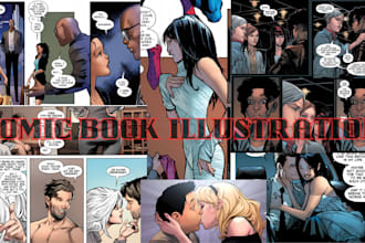 draw nsfw comic illustration comic strip cartoon character comic book artist