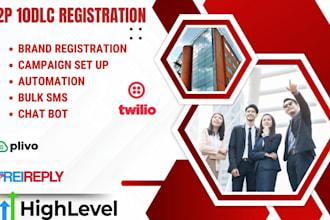 gohighlevel saas, reputation management gohighlevel a2p 10dlc registration