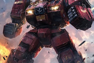 illustration and concept mecha, gundam