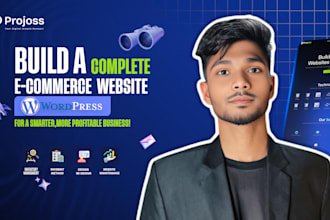 build a complete wordpress ecommerce website that sells