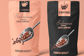 do packaging design, product label, pouch, amazon box