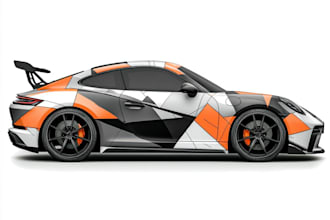 create van wrap design, car wrap design, truck wrap design