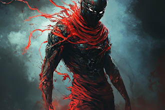 create fantasy horror and fantasy horror character