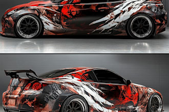 make professional van wrap design, trailer wrap design