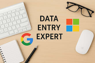 be your data entry expert for fast and accurate work