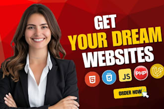 develop a dynamic website using full stack technologies