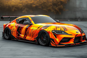 do professional vehicle wrap design, car wrap design