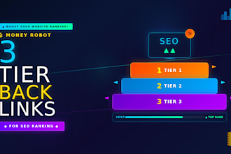 provide contextual 3 tier backlinks for SEO ranking