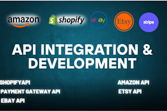 integrate ebay etsy shopify stripe amazon apis