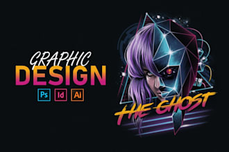 do any kind of graphic design vector art illustration