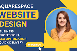 build squarespace website, website design, or redesign squarespace website