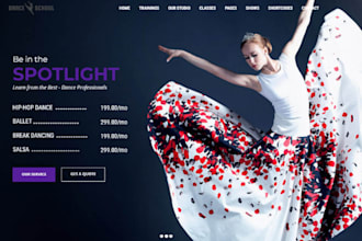 build squarespace dance studio website dance pilate website fitness website