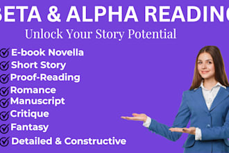 beta read fantasy, romance, fiction, thriller, mystery, sci fiction manuscript