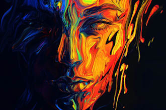 draw your creative abstract art for you