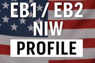 create eb1, niw, eb2 profile for USA immigration