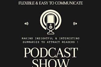 write notes for your podcast show