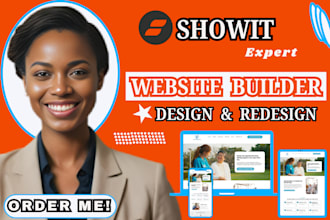 design, redesign and customize showit website or showit template