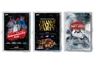 create eye catching flyer design for your event or promotion