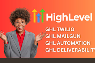 setup twilio a2p ghl integration mailgun SMTP gohighlevel email sms automation