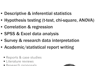 perform statistical analysis, data interpretation, and accurate calculations