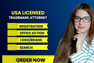 be your trademark attorney and registration, search and patent filing for USA