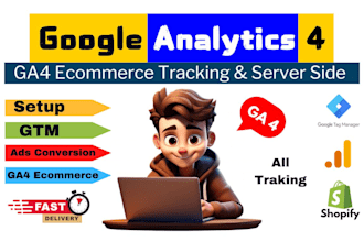 fix or setup google analytics 4 ga4 ecommerce tracking, ga4 server side tracking