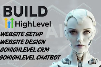 do gohighlevel website design, ghl website setup, gohighlevel crm, ghl chatbot
